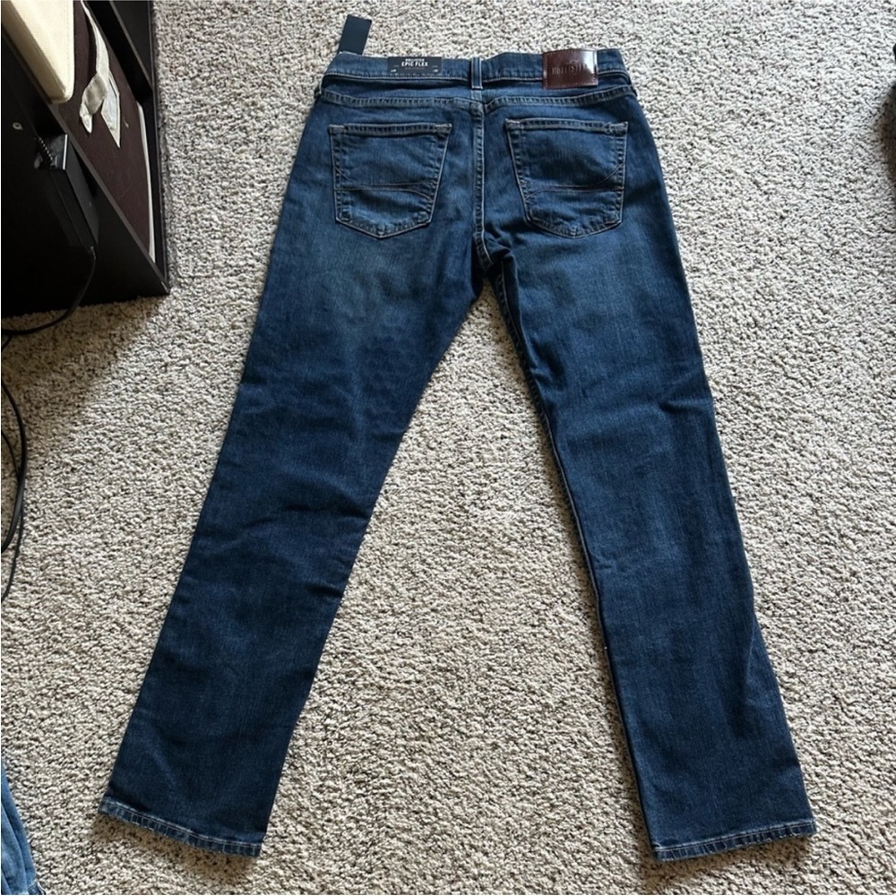 Hollister Dark Blue Straight Jeans